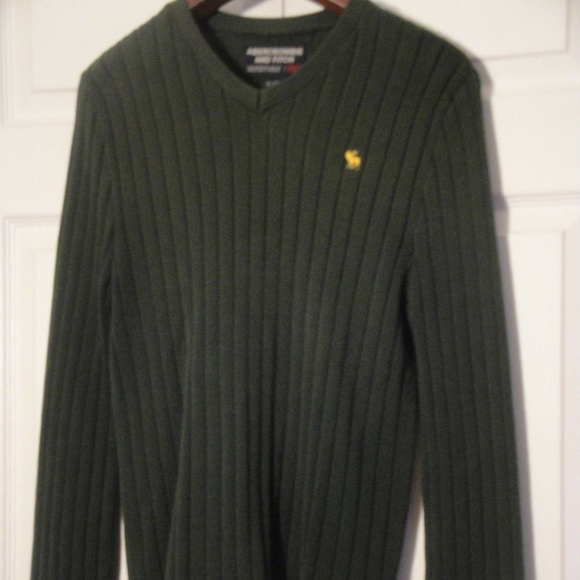 Abercrombie & Fitch Other - A&F Green Knit V-neck Sweater S